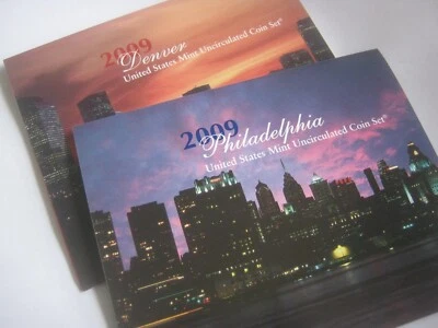 2009 US Mint Philadelphia "P" & Denver "D" Uncirculated Mint Sets, 36 Coins - Image 1 of 4