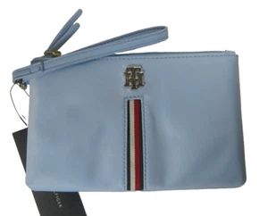 Tommy Hilfiger Wristlet Blue TH US NWT $58 - Picture 1 of 6