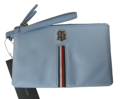 Tommy Hilfiger Wristlet Blue TH US NWT $58 - Image 1 of 4