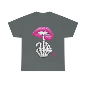Lips, Rides me, Motorcycle, T Shirt, Funny, Harley Davidson, Biker Chick, Female - Picture 1 of 21