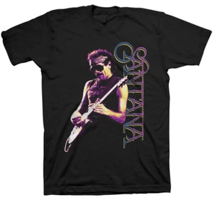 Camiseta negra Santana Classic Live Shot M, L, XL, 2XL - Imagen 1 de 1