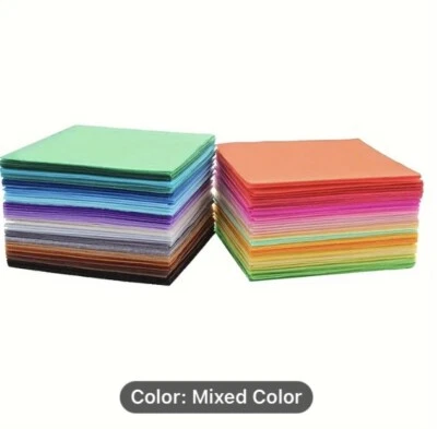 40 Felt Fabric Sheets NEW Craft Sewing Fabric  Felt Assorted Colour - Image 1 of 4