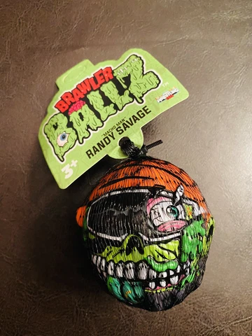 THE MACHO MAN RANDY SAVAGE - Pro Wrestling Crate Brawler Ballz!! New!! Cover