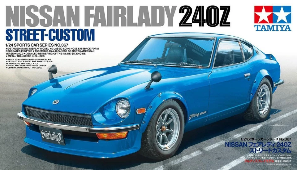 TAMIYA 24367 1 24 Nissan Fairlady 240Z Street-Custom - Modellismo