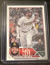 2023 Topps Holiday Fernando Tatis Jr CANDY CANE BAT SP H166