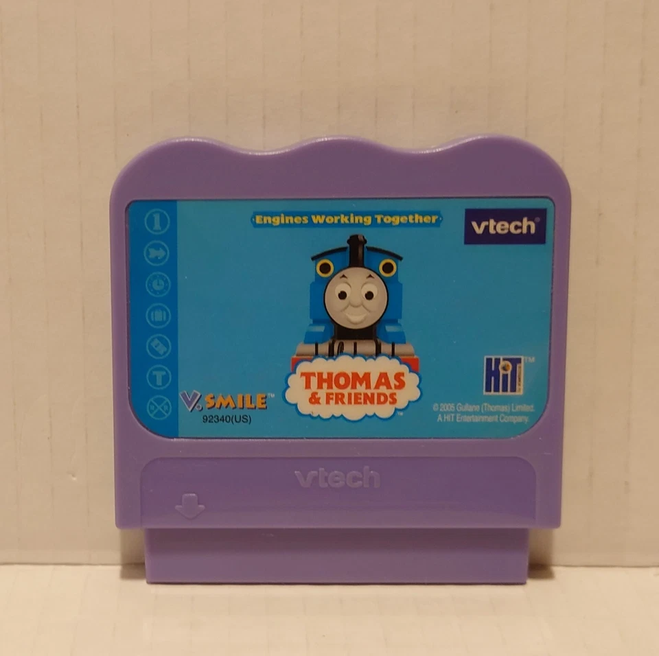 Vtech Vsmile system Thomas & friends together game cleaned tested works fine - Image 1 of 4