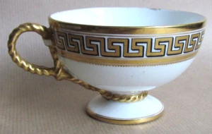 BROWN WESTHEAD & MOORE GREEK KEY C5846 SPARE ROPE HANDLED CUP VICTORIAN (10127) - Picture 1 of 7