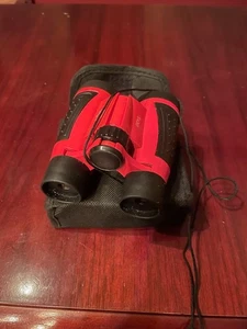 Bushnell Falcon Compact Binoculars 10x25 w/ Carrying Case – Red/Black - Picture 1 of 3