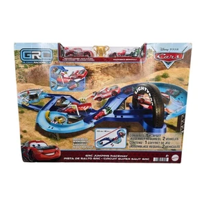 Disney Pixar Cars GRC Jumping Racetrack 1 Playset 2 Vehicles Brand New Racing - Picture 1 of 13