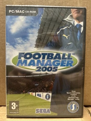 Football Manager 2005 (PC) FACTORY SEALED - Image 1 of 2