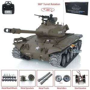 Hot Sale Henglong 1/16 TK7.0 Walker Bulldog RTR RC Tank 3839 Metal Road Wheels - Picture 1 of 12