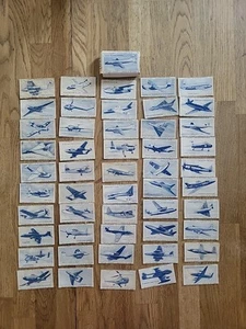 COMPLETE SET - TURF CIGARETTE CARDS BRITISH AIRCRAFT + 1 UNCUT - Picture 1 of 17