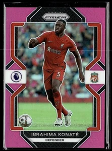 2022-23 Panini Prizm Premier League #195 Ibrahima Konate Prizms Pink - Picture 1 of 2