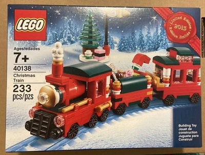 Nuevo LEGO Retirado Temporada Vacaciones Navidad Tren 40138 Edición Limitada Set Árbol Foto 1 de 2