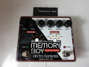 Electro Harmonix Deluxe Memory Boy XO Analog Delay Echo Effects Pedal EHX - Picture 1 of 5