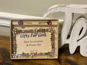 Stylemania Gifts for Girls Picture Frame and Hair Accessories Set-New - Picture 1 of 7