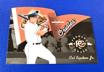 1996 Leaf Limited Pennant Craze ~ #2 Cal Ripken Jr. #1512/2500 ~ Die-Cut - Image 1 of 4