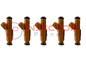 Set of 5 Bosch 0280155831 fuel injector 2004-2007 Volvo V70 2.5T B5254T2 9186340 - Picture 1 of 5
