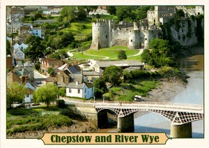 Postcard Chepstow Castle and River Wye • Monmouthshire South Wales - Picture 1 of 2