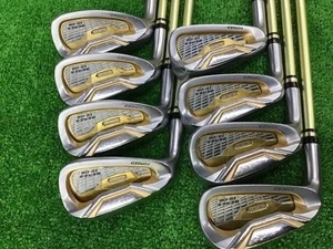Lefty HONMA BERES IS-06 8pcs Iron Set 6-11/AW,SW 2STAR ARMRQX 47 Flex-R F/S - Picture 1 of 6