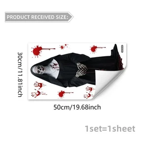 Halloween Wall and Window Stickers with Weather Resistant PVC for Seasonal Use - Picture 1 of 6