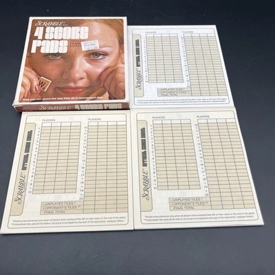 1973 3 de 4 almohadillas de puntuación Scrabble completas con caja original nº 177 Foto 1 de 4