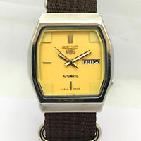Vintage Seiko 5 6319-518A Day Date 34mm Automatic Japan Made Wrist 