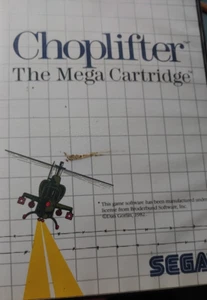 Choplifter (1986) Sega Master System (Módulo Caja Manual) Funcionando clásico en caja - Imagen 1 de 3