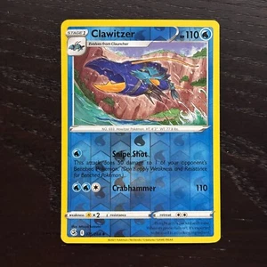 Clawitzer 075/264 Pokemon Fusion Strike Sword & Shield Reverse Holo Uncommon NM - Picture 1 of 2