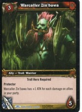World of Warcraft TCG - Warcaller Zin'bawa #240 - Dark Portal Rare