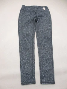 ZELLA Size L(10-12) Girls Gray Stretch Pull On Athletic Compression Leggings 593 - Picture 1 of 9