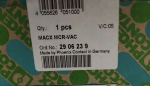 Módulo aislador PHOENIX CONTACT MACX MCR-EX-SL-RPSSI-2I-SP 2924236 1 PIEZA nuevo - Imagen 1 de 1