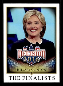 #M068 HILLARY CLINTON #82 Political Collector Card FREE SHIPPING