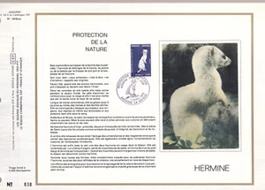 Document Philatélique A4 DAP CERES 1977 ANDORRE HERMINE ERMINE HERMELIN - Picture 1 of 1