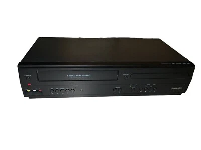 Philips DVP3355V/F7 DVD/VCR VHS recorder combo Dual Player Hi-fi Stereo NoRemote - Image 1 of 4