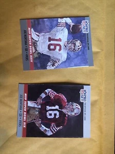 1990 PRO SET FOOTBALL CARD # 24 And 19 HOF JOE MONTANA - SAN FRANCISCO 49ERS - Bild 1 von 2