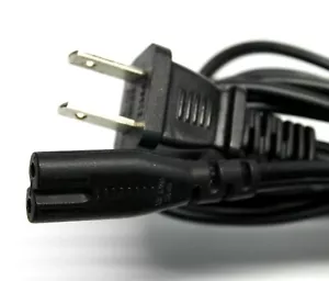 2-Prong AC Power Cord Cable For Nikon Battery Charger Adapter MH-25 MH-60 MH-61 - Picture 1 of 1