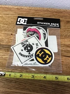 DC Skateboard Shoe Co. Skateboarding STICKERS Decals Set Of 10 - Picture 1 of 7