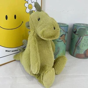 JellyCat 25cm Green Dinosaur Plush Toy Doll Fun Gift Idea NEW - Picture 1 of 1