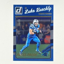 2016 Donruss Press Proofs Gold Luke Kuechly /50 #45 Carolina Panthers
