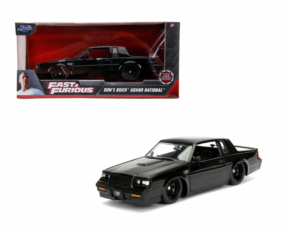 Jada 99539 Fast and Furious Buick Grand National 124 Scale Glossy Black