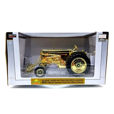 1/16 Oliver Super 88 "Gold Edition" Tractor W/Loader 2019 Farm Show Chase Unit - Image 1 of 4