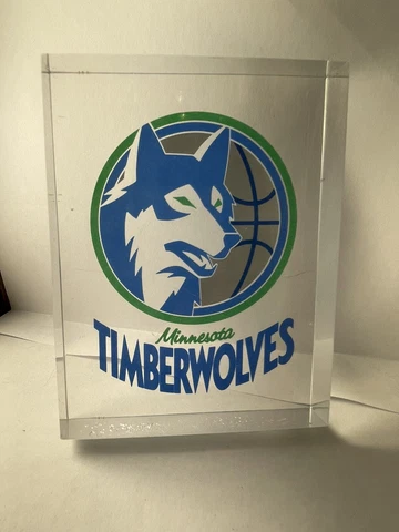 RARE Minnesota Timberwolves Season Ticket Holder Exclusive 1989 Vintage Glass Cover