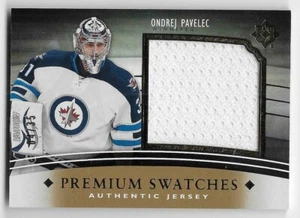 11/12 UD ULTIMATE COLLECTION PREMIUM SWATCHES JERSEY #PSOP Ondrej Pavelec #4/35 - Picture 1 of 1