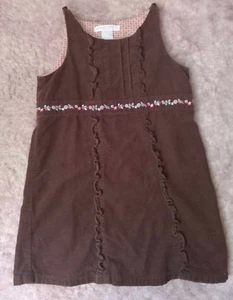 Janie and Jack Corduroy Dress brown 2t toddler girls - Picture 1 of 3