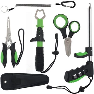Fishing Tool Kit, Stainless Steel Fishing Pliers, Fish Lip Gripper Hook Remov... - Picture 1 of 7