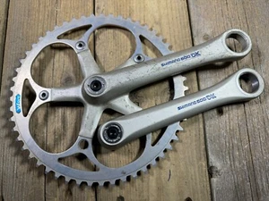 Shimano 600 Ax FC-6300 Crankset Oversize Pedal Axle 170mm Wcut Chainring USED - Picture 1 of 15