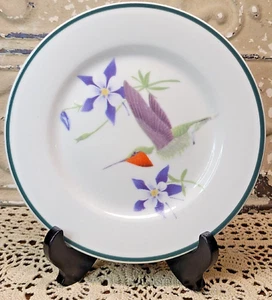 National Wildlife Federation Hummingbird Salad Plate 7 1/2" - Picture 1 of 3