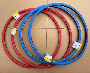 SUNLITE  700 x 25c Clincher Wire TPI 100 Road Smooth Slick Tires Set Blue or Red - Picture 1 of 3