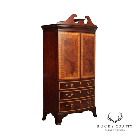 Hickory White American Masterpiece Collection Mahogany Inlaid Armoire Cover